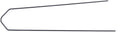 Curana schutzblechstrebe fender stay 75 380mm u-form