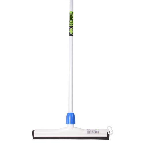 Mm eurotool vloertrekker kunststof 35cm zwart rubber mm steel 140cm