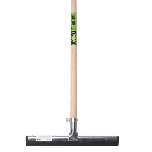 Mm eurotool vloertrekker metaal 35cm zwarte rubber mm steel 150cm