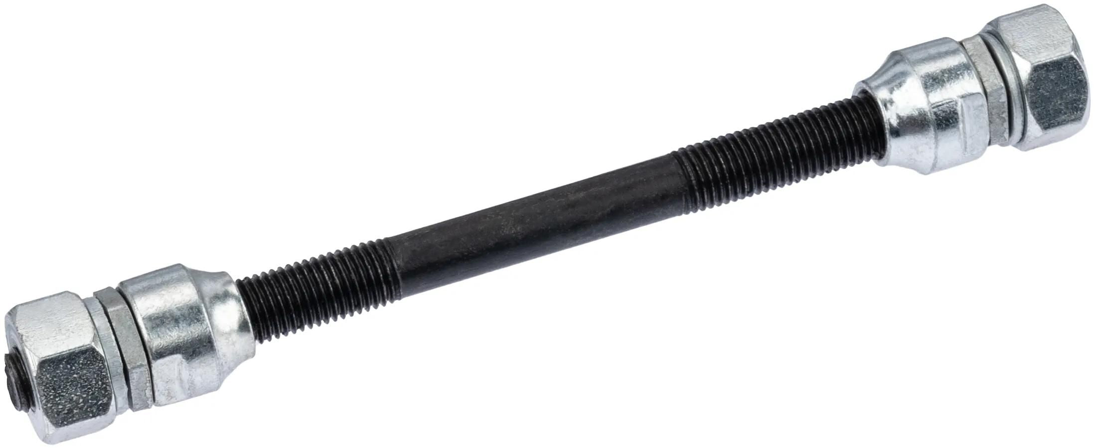 Pieper vooras mp fr.wheel axle 127mm long 2xfixed