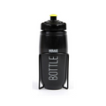 Mirage Wasserflasche 600 ml mit Halter, Schwarz