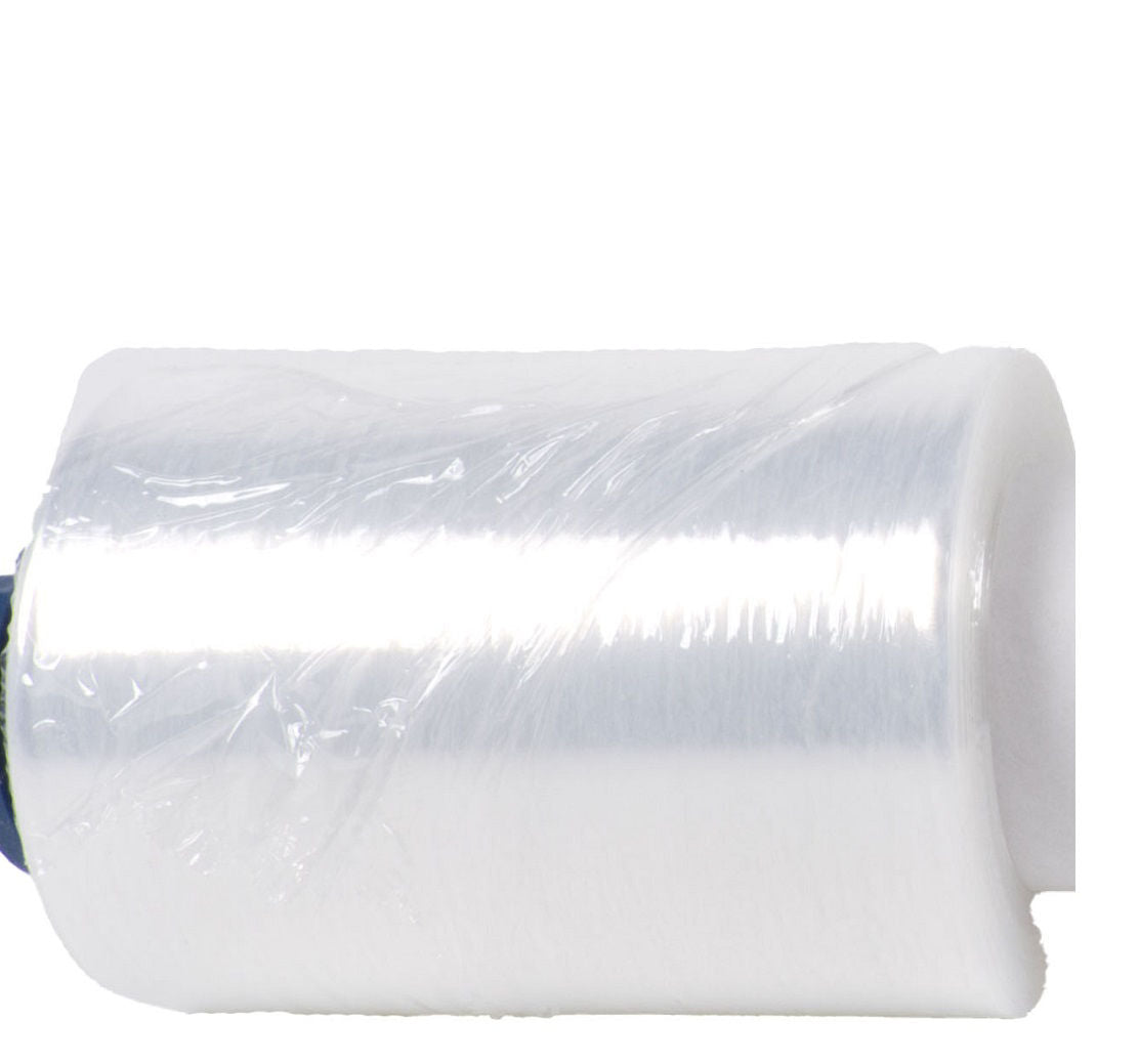 Mini stretchfolie 20my x 10cmx 150mtr transparant