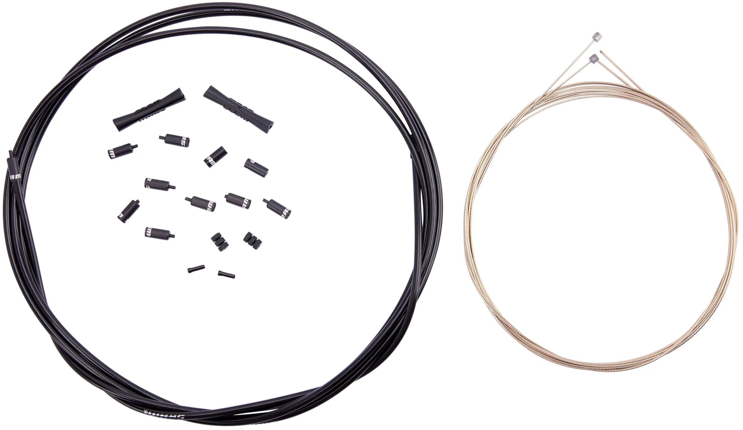Sram schaltzug-set slickwire derail.cable slickwire 2x2300mm black