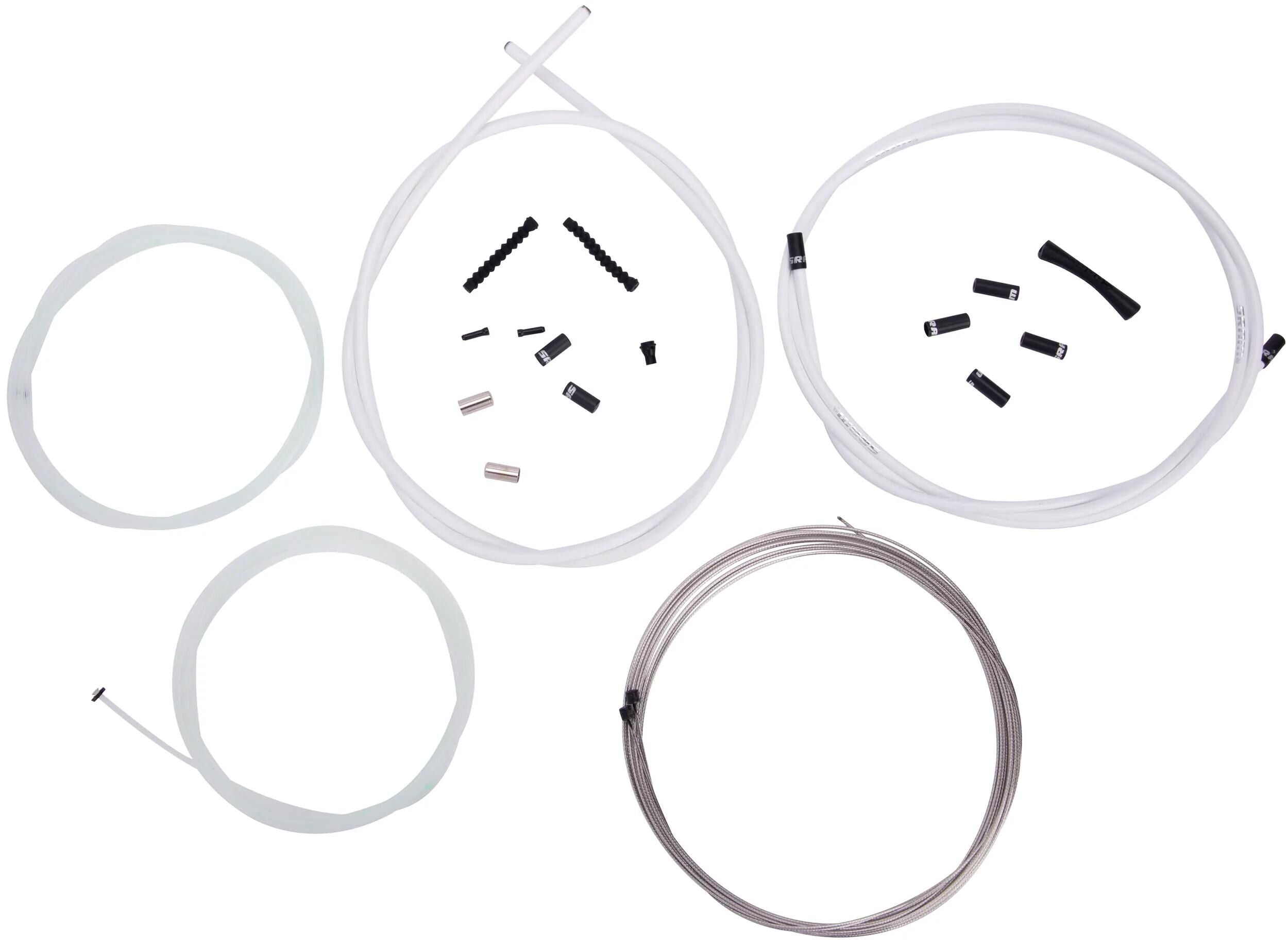 Sram versnellingskabel-set slickwire pro line set slickwire pro 2x2300mm white