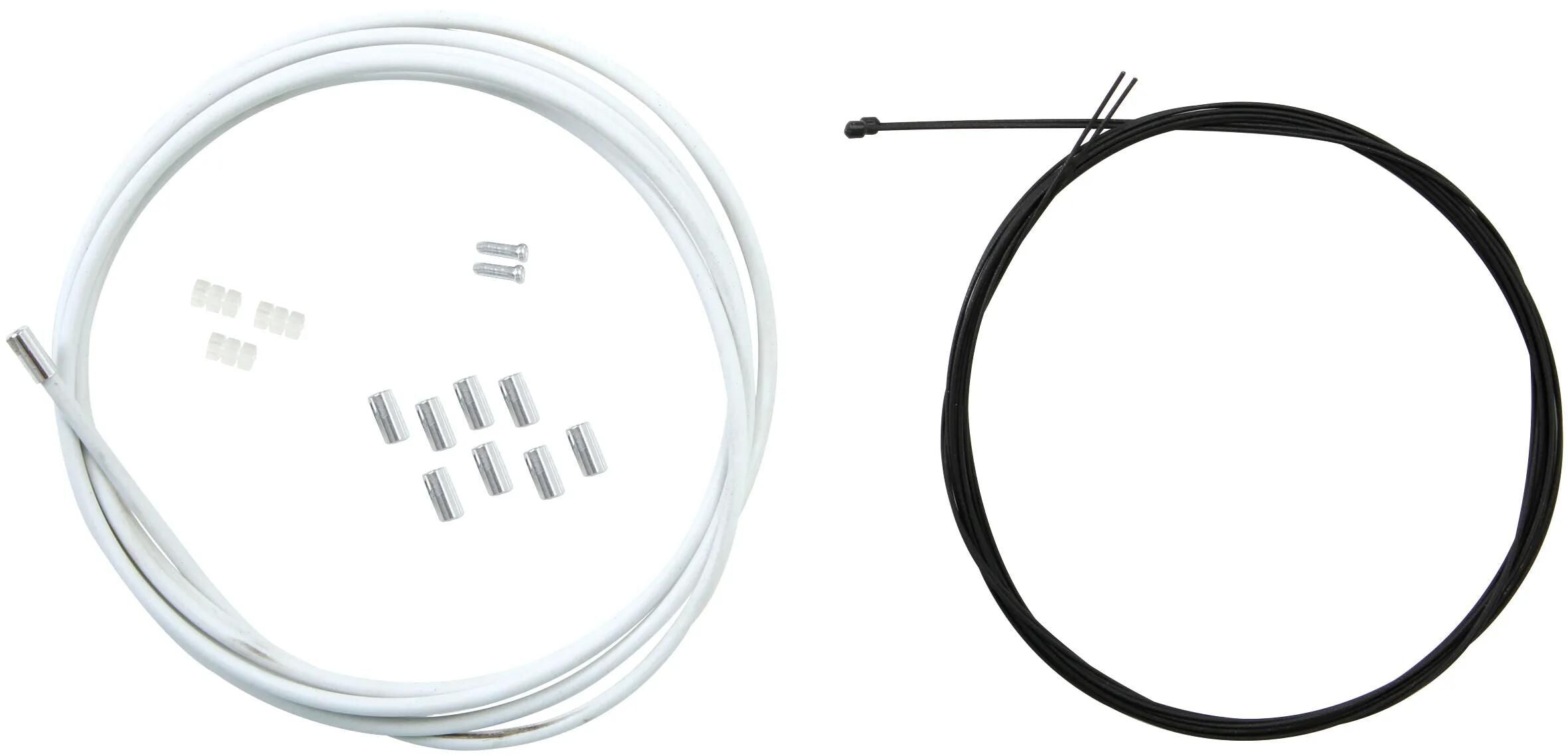 Contec schaltzug-set shift++ ct shift++ set steel ptfe 1,1mmx2275 mm white