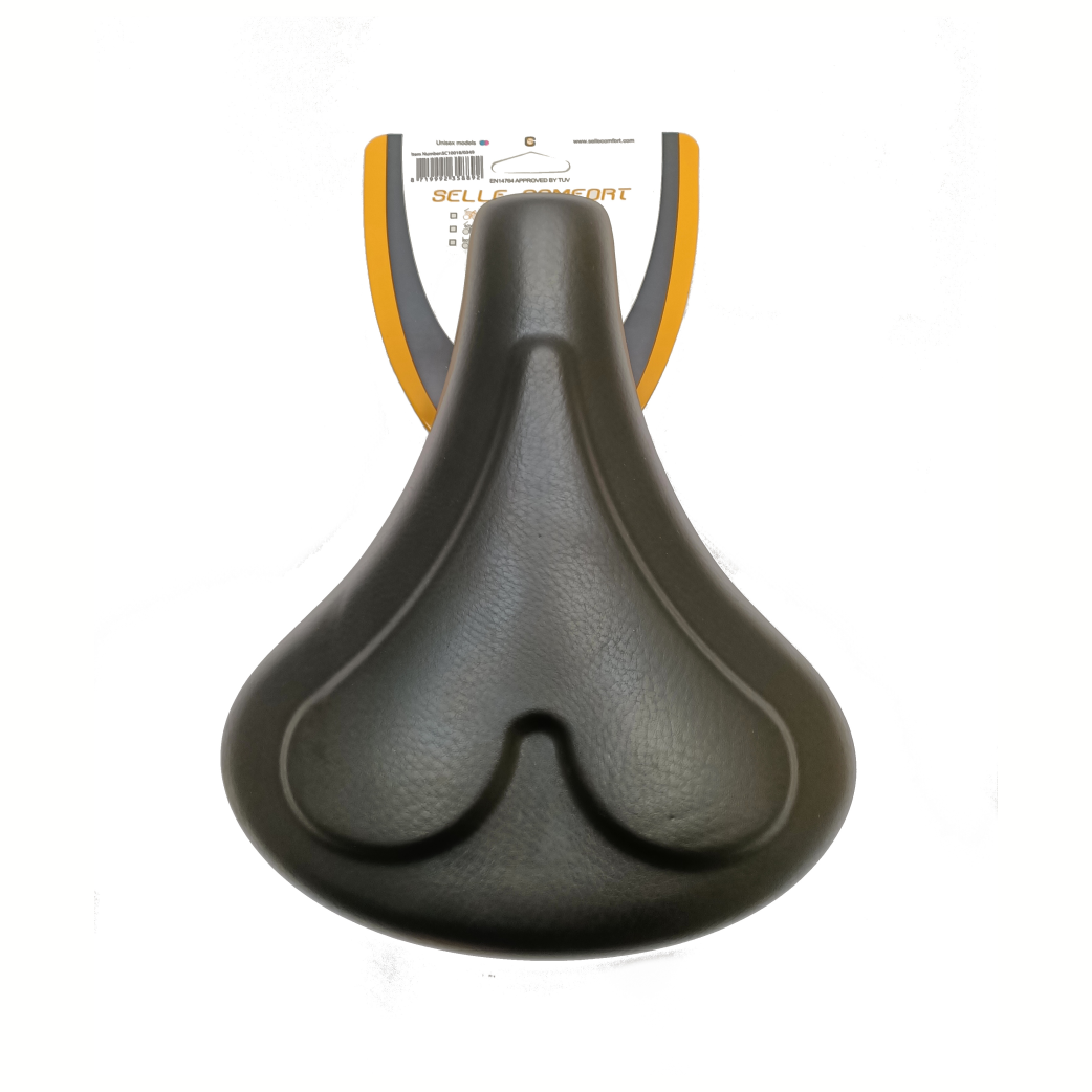 Selle Comfort Sattel City Gel Heart, ohne Riemen