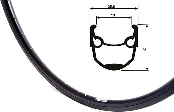 Ryde felge andra 10 rims andra 10 19-559 36l sw disc