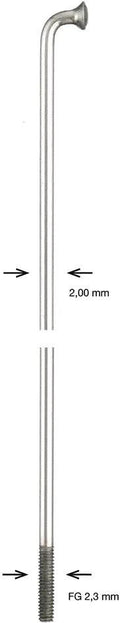 Alpina speiche spoke sst 2x268 mm
