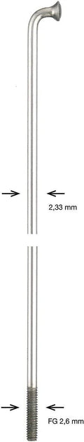 Alpina speiche spoke zinc 2,34x266 mm