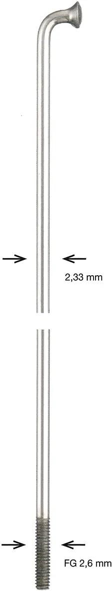 Alpina speiche spoke zinc 2,34x288 mm