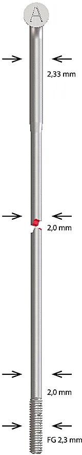 Alpina speiche spoke sst butted 2,34x292 mm