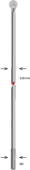 Alpina speiche spoke zinc m3x262 mm
