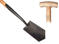 De wit puntspade zwanehals met lip met essen steel 75cm dewit