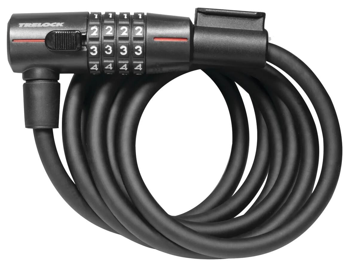 Trelock kabelschloss ks 415 cable lock ks 106 110cm num.code