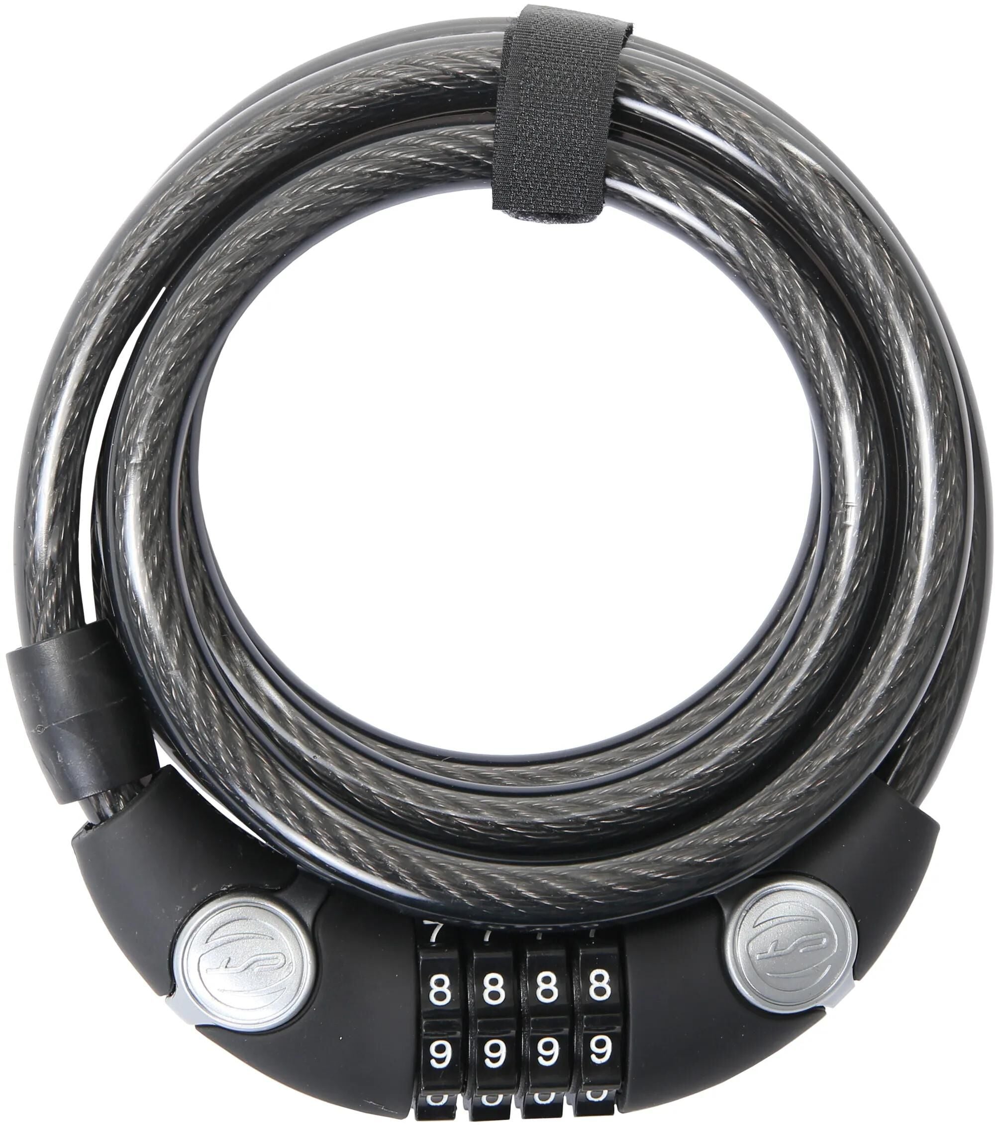Contec cijfer-spiraal-kabelslot ecoloc ct coiled cab.lock ecoloc 12mm x 185cm black