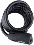 Contec spiralkabelschloss sloc ct curly cable lock sloc 10 mm x 150 cm, black