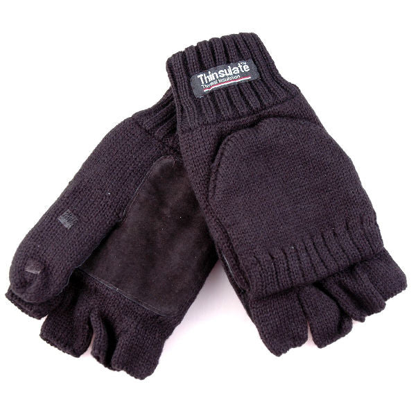 Handschoen mofflap antrazwart xl