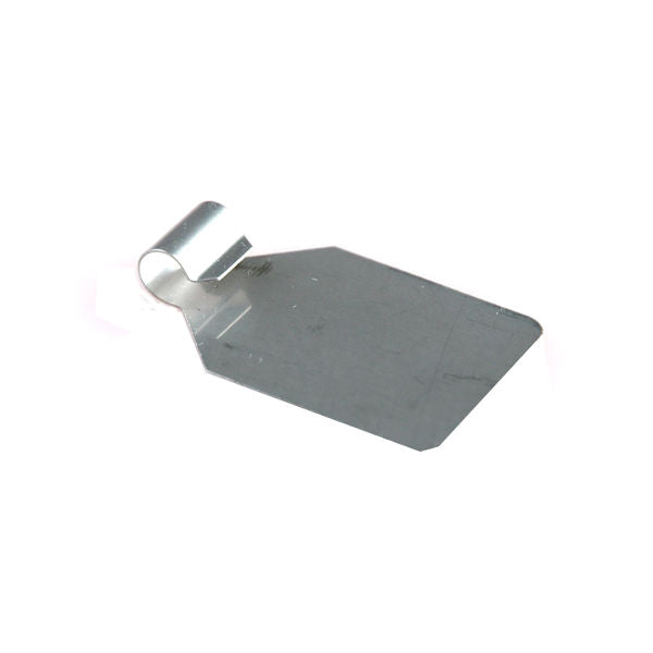 Prijsvaantjes rvs 27x27mm