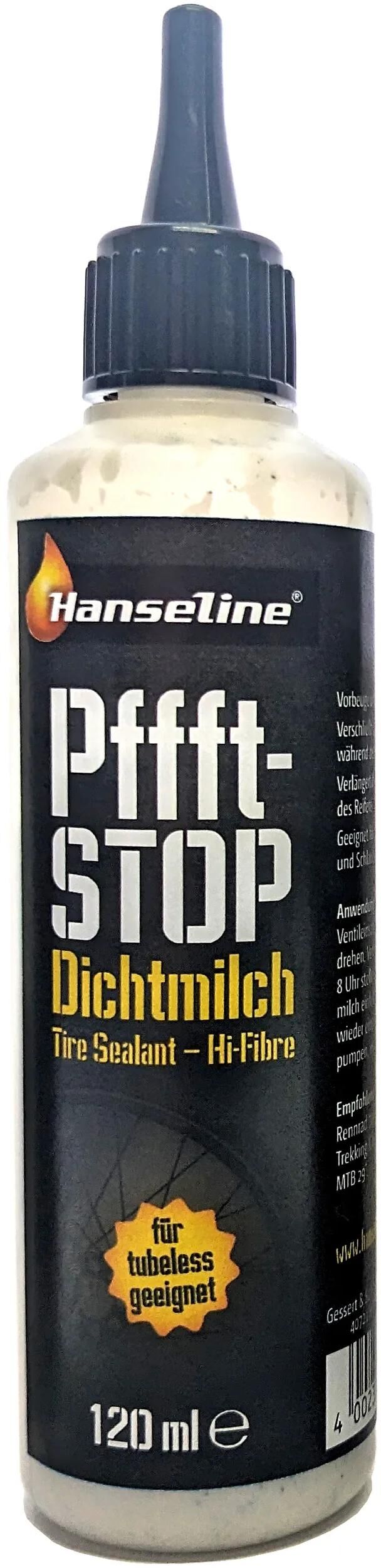 Hanseline reifendichtmittel pffft-stop sealant milk pffft-stop 120ml