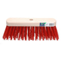 Mm eurotool bezem fsc 29cm kunstvezel rood mm