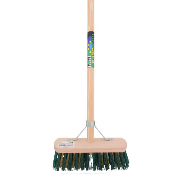 Onkruidbezem met steel 150cm met stokhouder