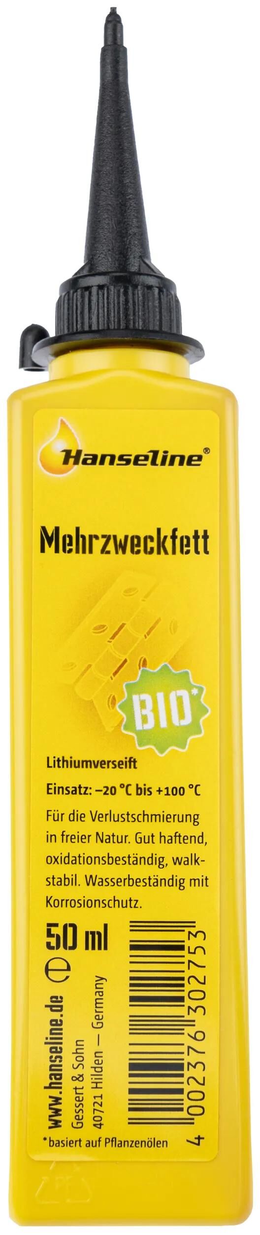Hanseline mehrzweckfett bio multipurpose grease bio 50ml