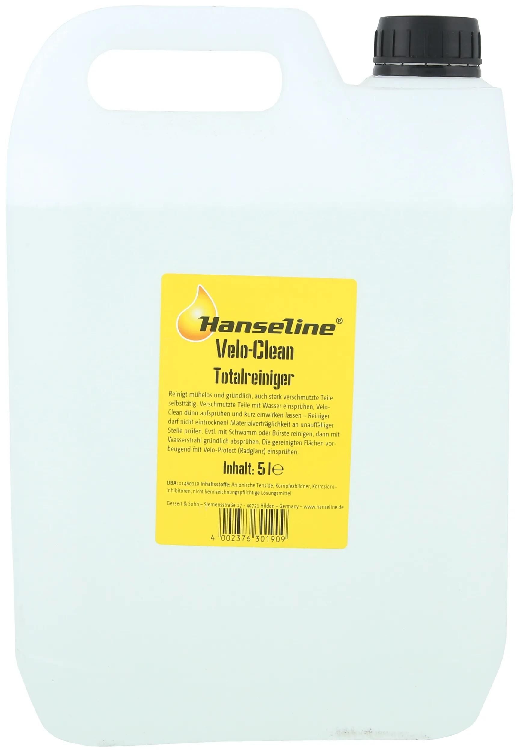 Hanseline fahrradreiniger velo clean bike cleaner velo clean 5l