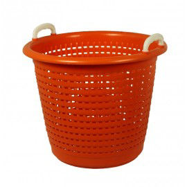 Industriemand aardappelmand open oranje 58 ltr