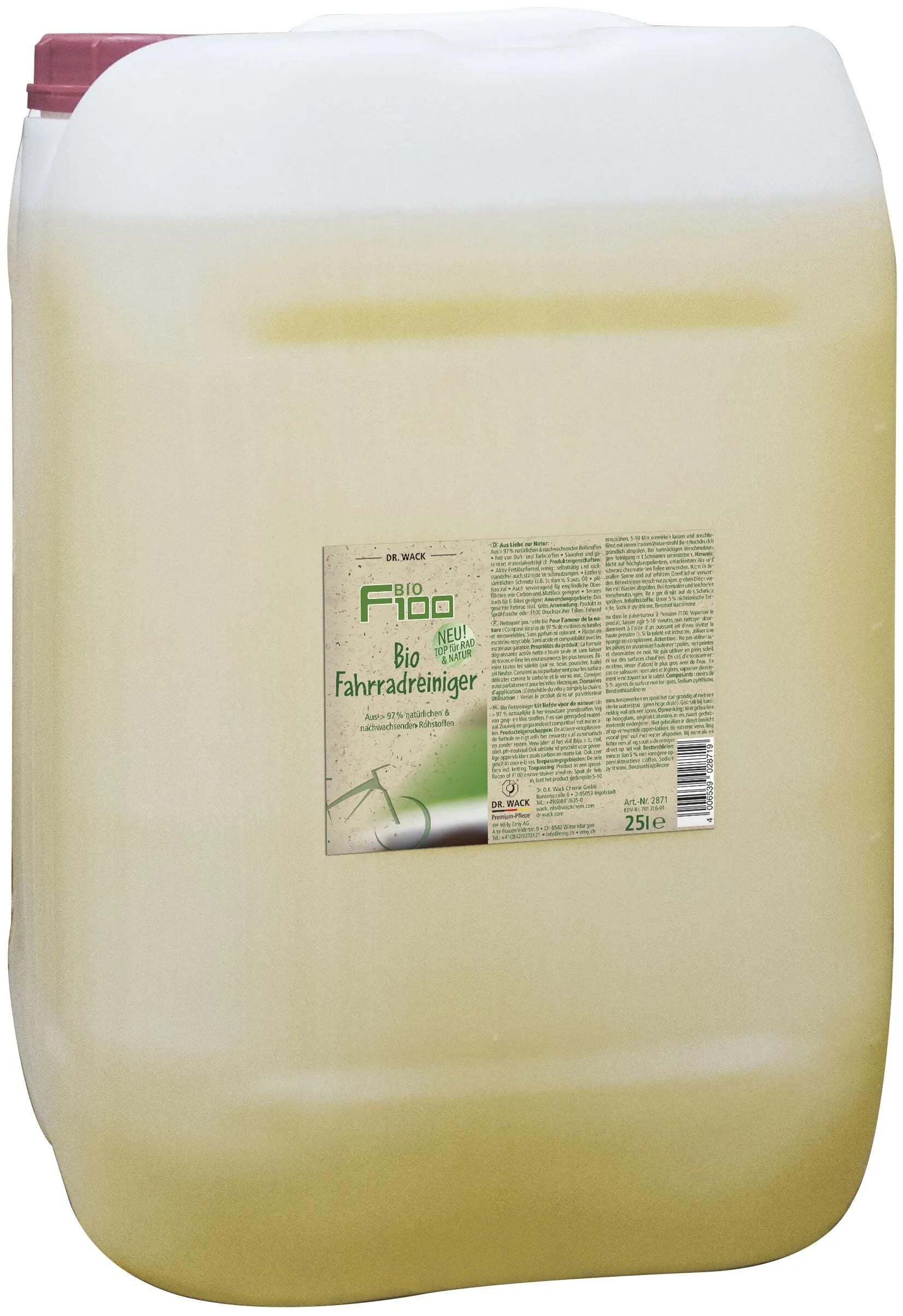 Dr. wack fahrradreiniger f100 bio bike cleaner dr.wack 25l