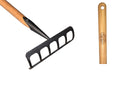 De wit schoffelhark 20cm essen steel 170cm dewit