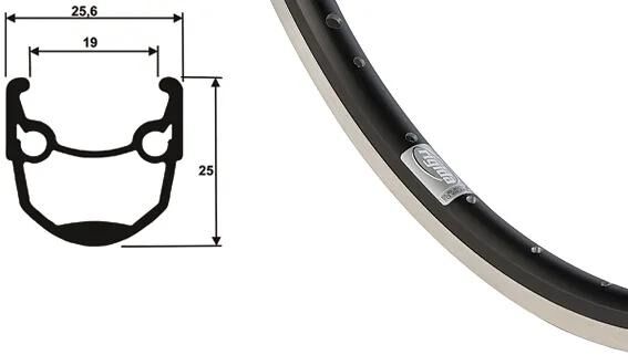 Contec vorderrad andra 10 + shimano hb-qc400 fr.wheel 28 2,00 1,80 b