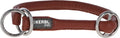 Rundlederen halsband roma m stopper 50 cm 8 mm cognac