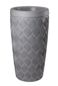 Regenton flow platinumgrijs 240l inclplantenbak