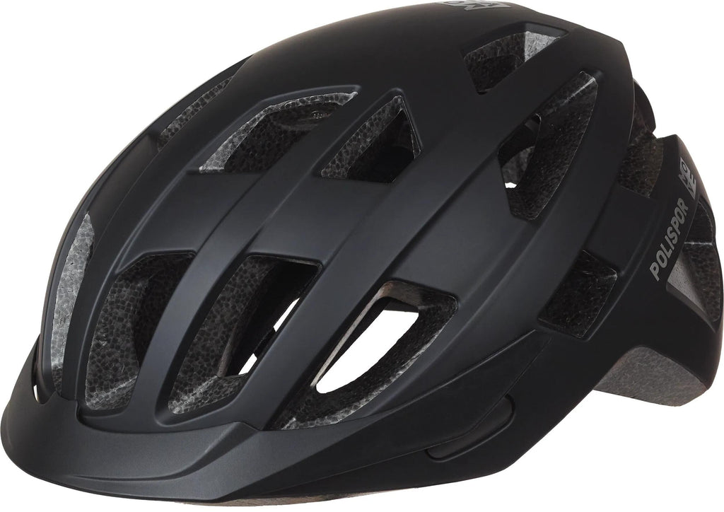 Polisport City-Move Helm, Größe M, Schwarz matt