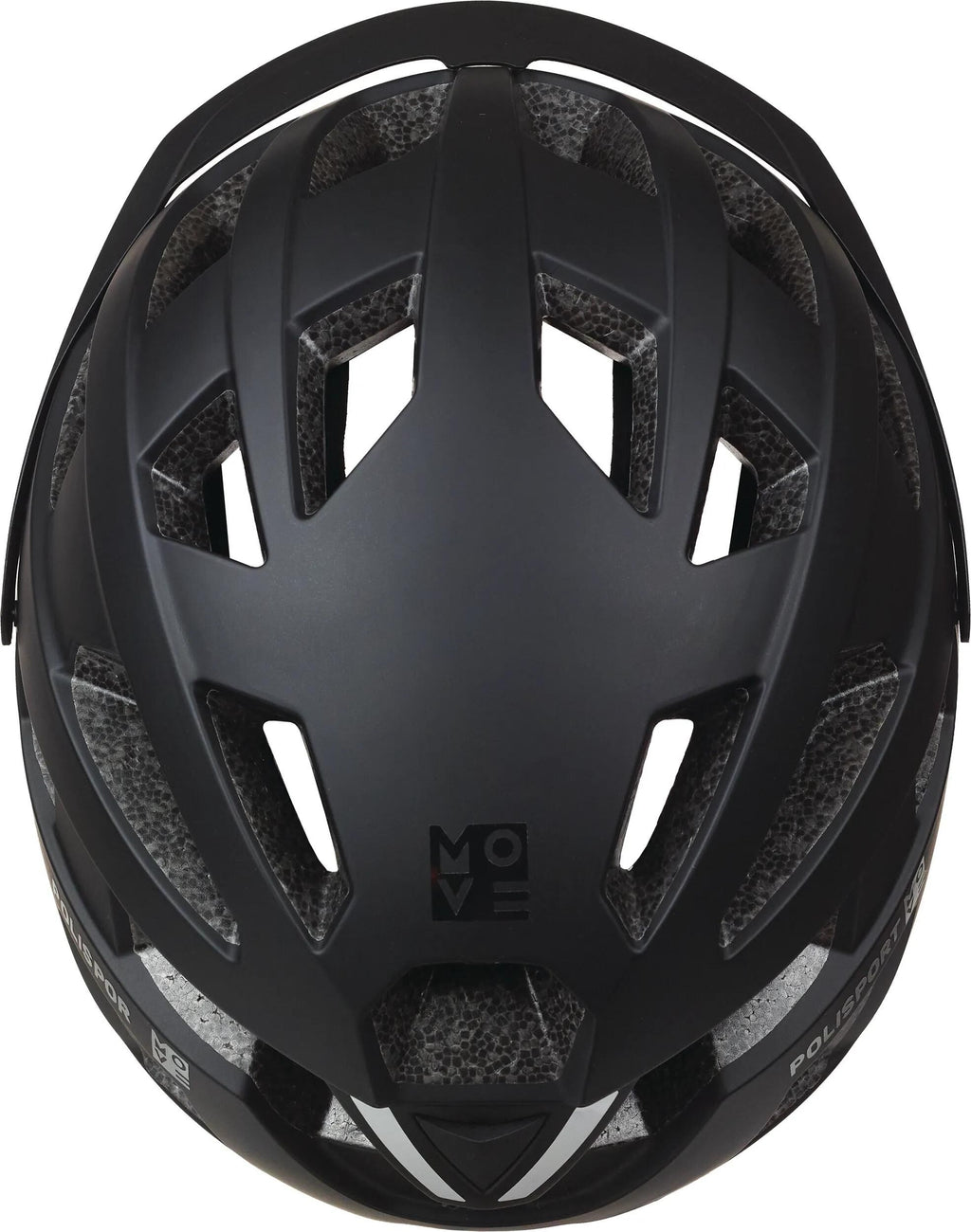 Polisport City-Move Helm, Größe M, Schwarz matt