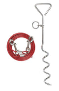 Aanlegspiraal 8mm x 40cm met looplijn 5mm x 6m