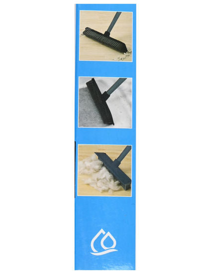 Rubberbezem 31cm met telescoopsteel 68 120