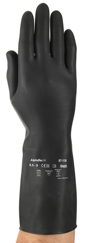 Ansell producten handschoen alphatec 87 118 natuurrubber mtxl 9 5