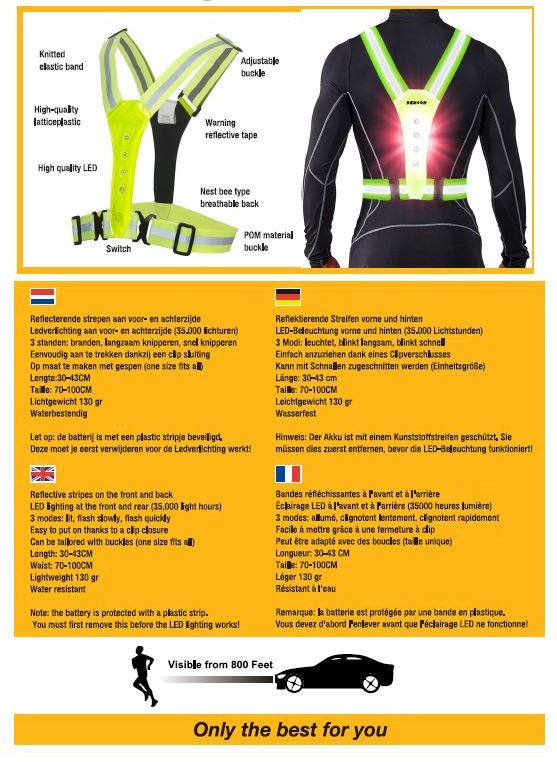 LED-Laufsicherheitsweste