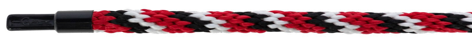 Abi producten halstertouw mustang karjn haak rood zwart wit