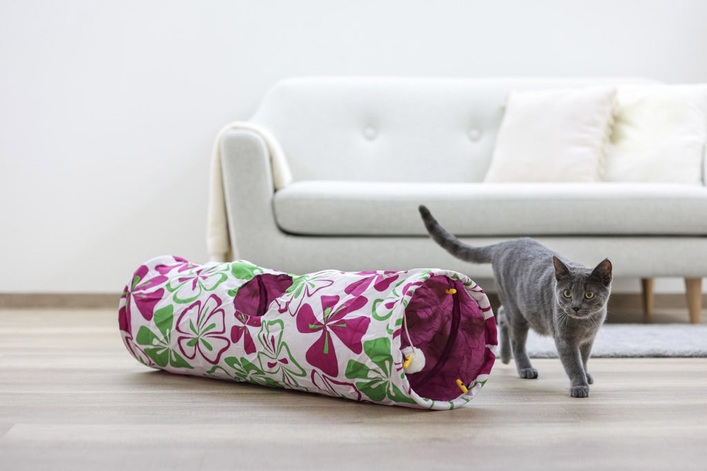 Producten ritseltunnel van nylon flower 25 x 90 cm