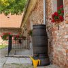 Roto producten regenton slim houten look bruin pluskraan 80l