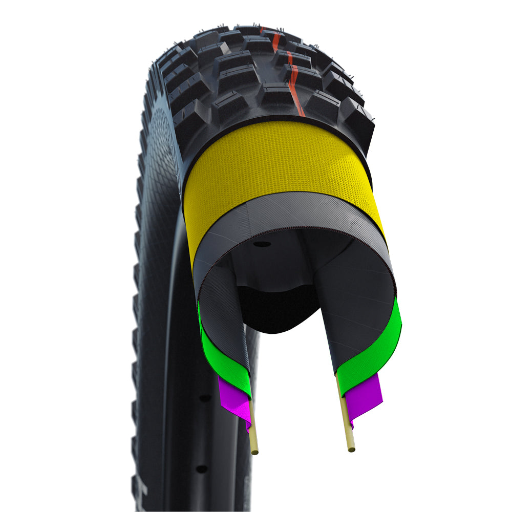 Schwalbe hans dampf evo super trail 27.5x2.35 tle addix speedgrip folding tire