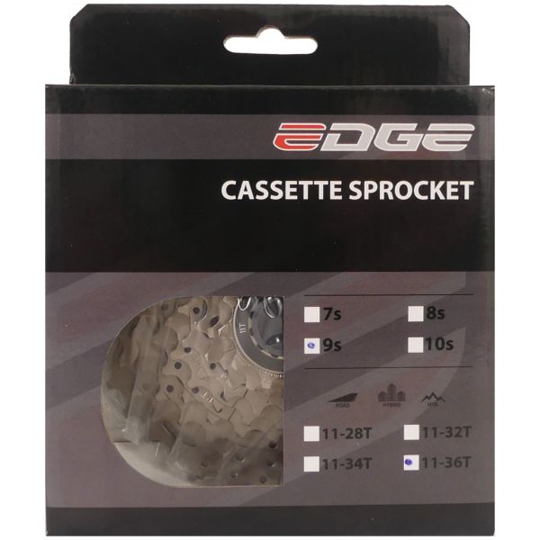 Kassette 9-fach Edge CS-M5009 11-36T - silber