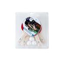 Engelhart set van 4 houten tafeltennisbats 1 ster. inclusief 3 witte plastic ballen.