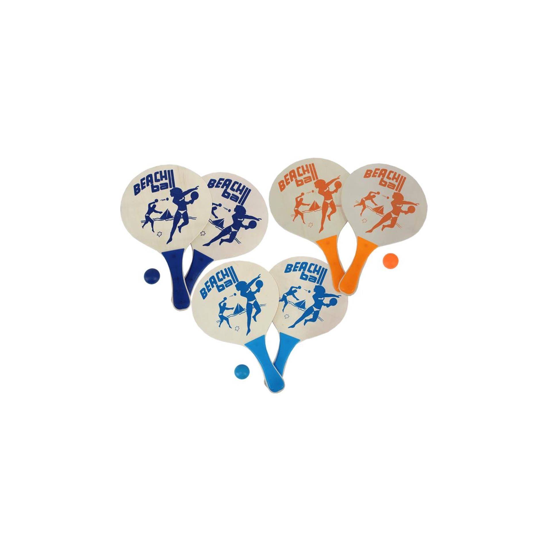 Gerkimex beachballset naturel 24,5x39 cm