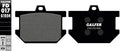 Galfer bremsbelag fd017 brake pad fd017 g1054 organic