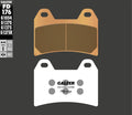 Galfer bremsbelag fd176 brake pad fd176 g1375r sintered metal