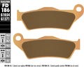 Galfer bremsbelag fd186 brake pad fd186 g1371 sintered metal