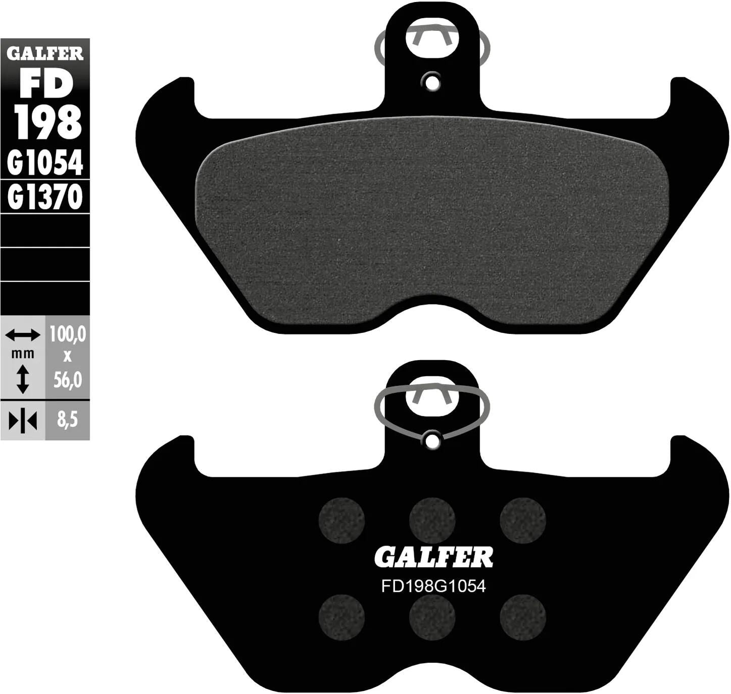 Galfer bremsbelag fd198 brake pad fd198 g1054 organic